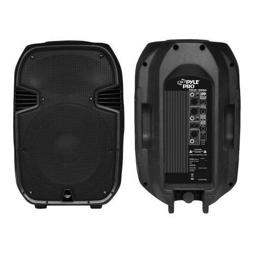 Pyle-Pro PPHP1288A 800 ワット Powered 12'' Two-Way Plastic Molded Speaker System