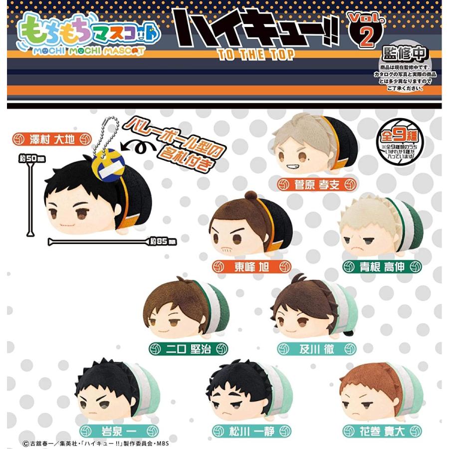 ハイキュー もちもちマスコットvol 2 全９種セットｂｏｘ Mochi 14 和金 通販 Yahoo ショッピング