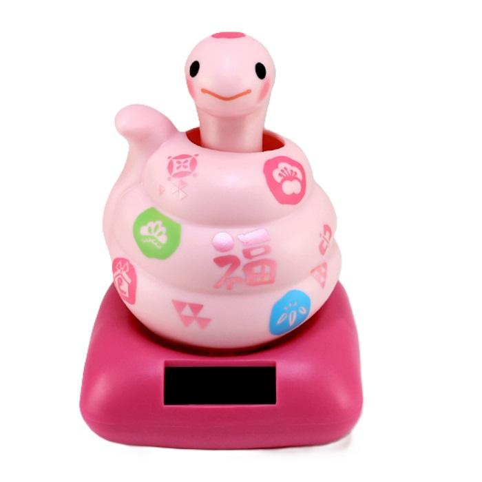 ソーラー幸せ招き巳3色 Amazon | 巳年限定 2025年の干支「ソーラー幸せ招き巳（ヘビ