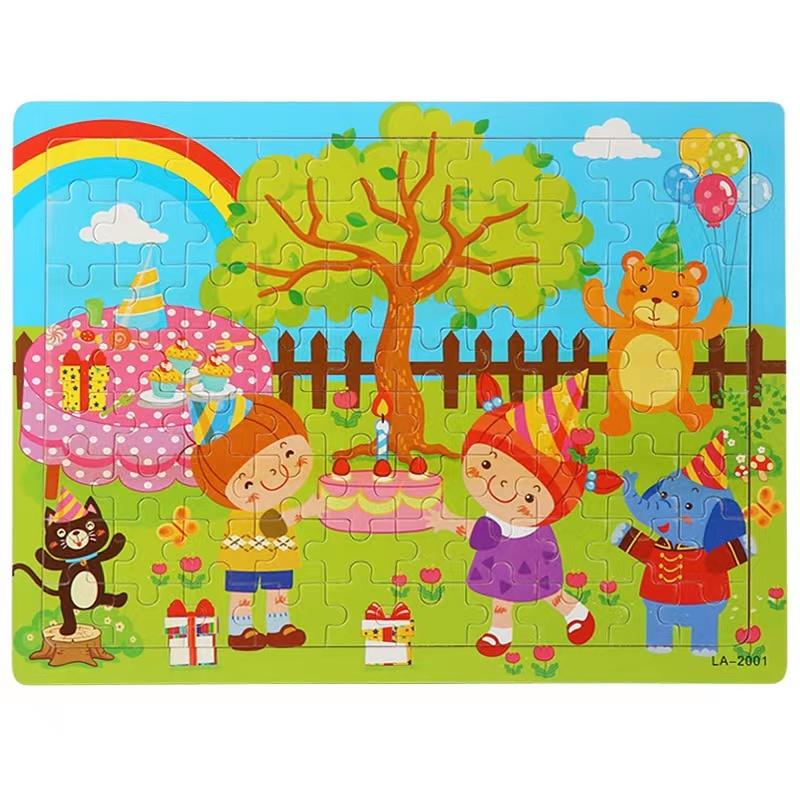 80ピース木製パズル ジグソーパズル 子供向けパズル 知育玩具 クルマパズル 恐竜パズル 動物パズル Puzzle80 Wakishop 通販 Yahoo ショッピング