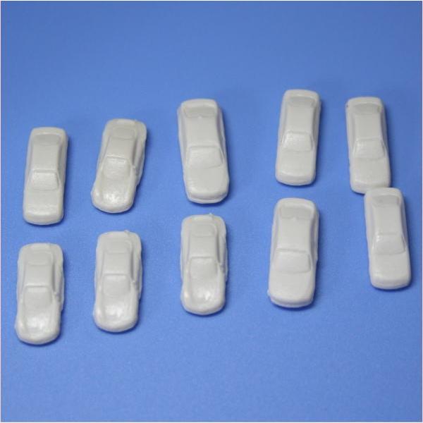 1 300自動車模型10台セット そのまま白模型にも1 300添景素材 未塗装 ネコポス可