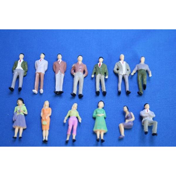 1/50人物模型 13体セットA 住宅模型1/50人形必須の1/50スケール人形