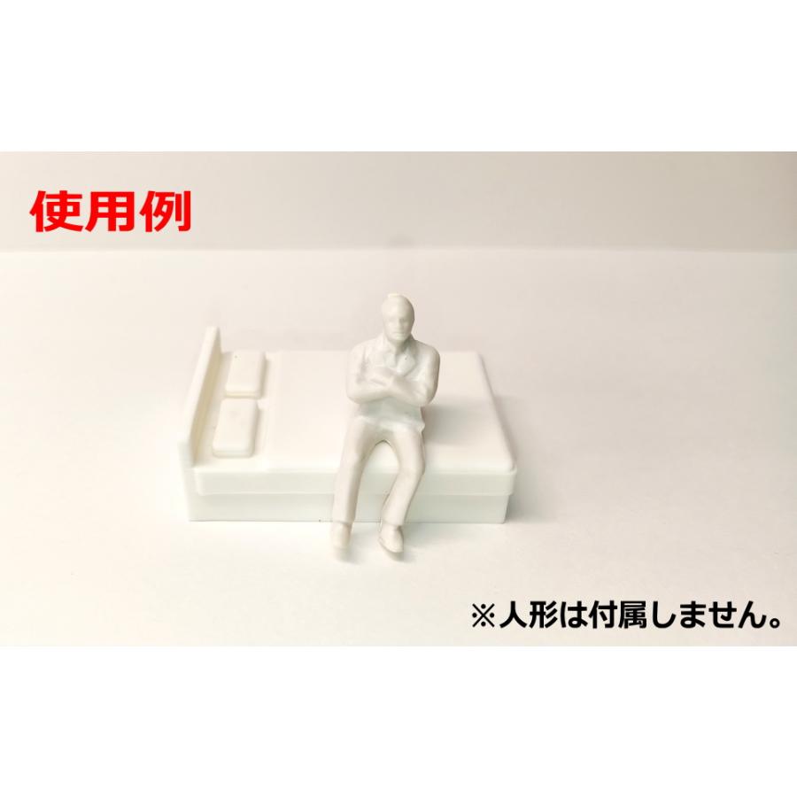 1/50ダブルベッド模型 (白) 【ネコポス可】 : わき役黒ちゃんヤフー店