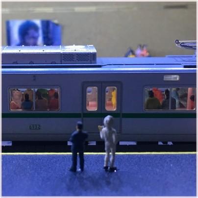 Nゲージ人形100体 車内ストラクチャー内に 鉄道模型の人！ ミニチュア