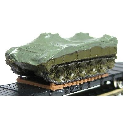 1/150 貨車用積荷 73式装甲車2台セット【YSK】【鉄道模型】【カラー