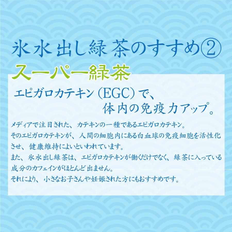 颯（さやか）4g/15個入 ティーバッグ お手軽 水出し 緑茶 玄米茶 鹿児島県産 ポイント消化ok｜wakohen-store｜06