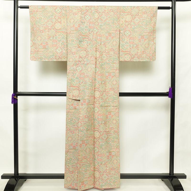 大島紬 小紋 新品しつけ糸付き 【公式通販】