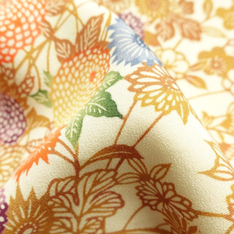 着物 小紋 袷 古典柄 しつけ糸付き 未使用品