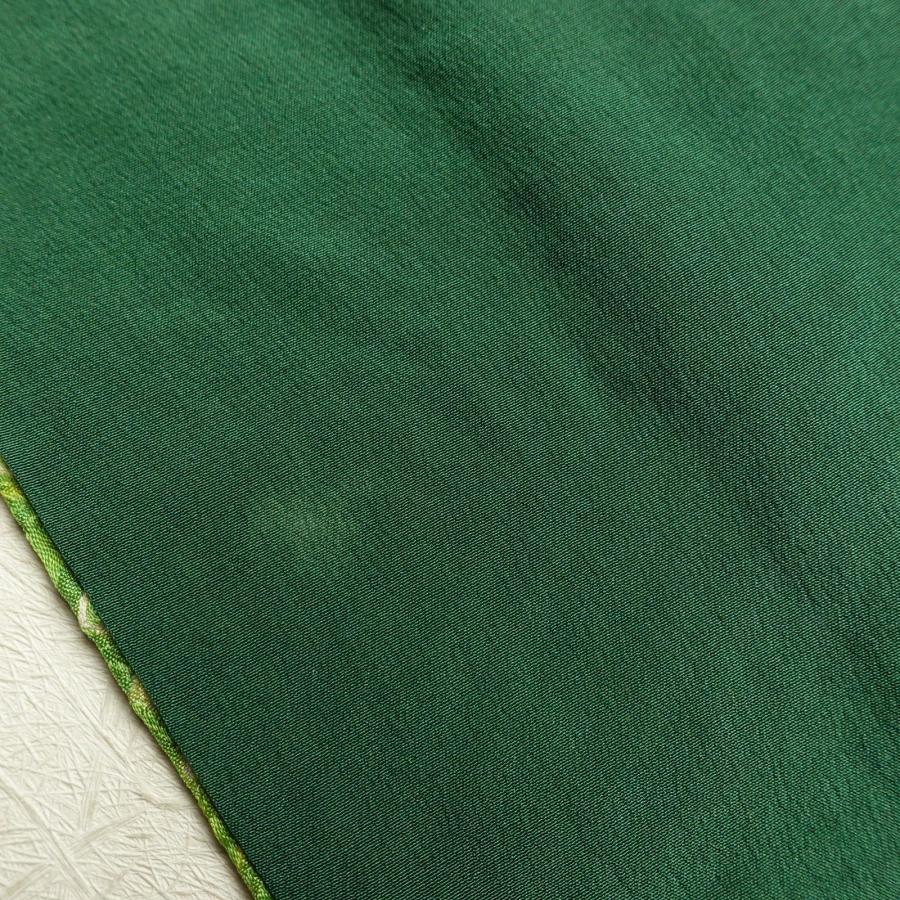 中古 小紋 絞り 総絞り 正絹 亀甲柄 袷仕立て 身丈161cm 裄丈68cm 一部