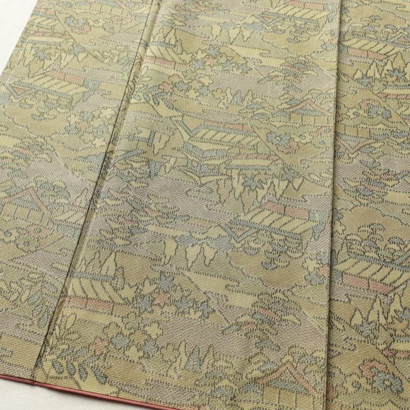 中古 大島紬 良品 証紙あり 越路野大島紬 正絹 風景柄 袷仕立て 中古 大島紬 良品 証紙あり 越路野大島紬 正絹 風景柄 袷仕立て