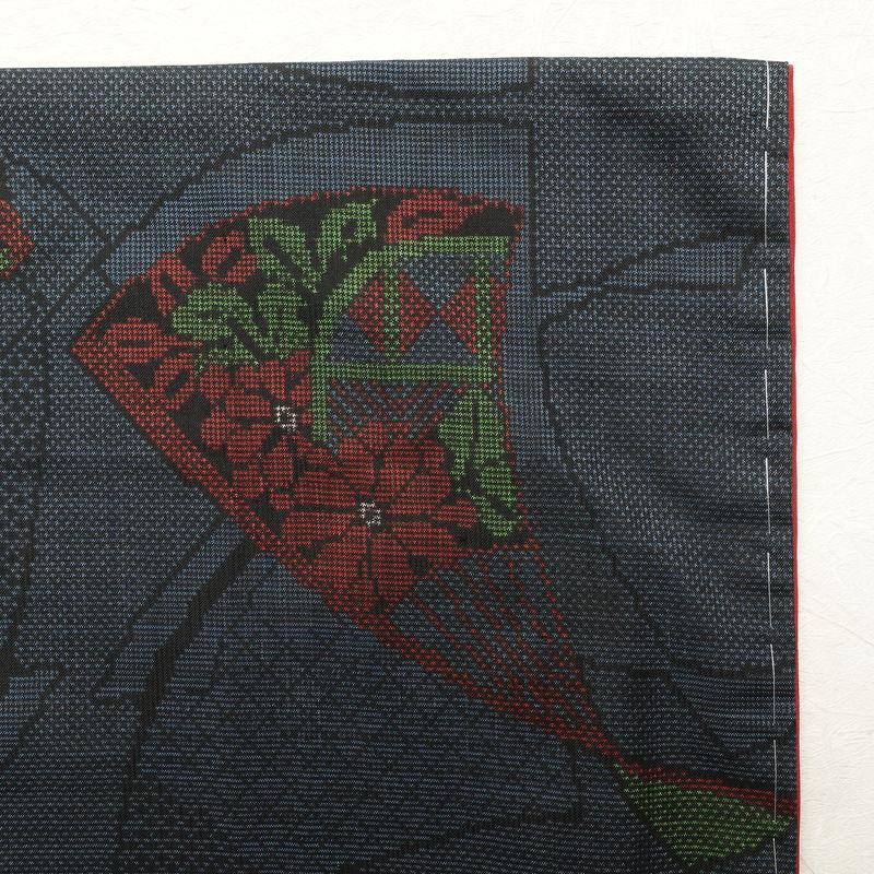 中古 大島紬 証紙なし 正絹 古典柄 袷仕立て 青・紺 : 和ころも - 通販