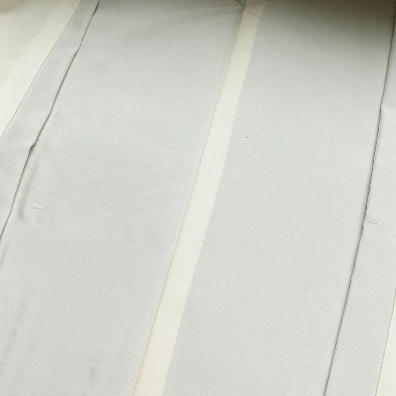中古 本場大島紬 証紙あり 正絹 花柄 袷仕立て 身丈162cm 裄丈65cm 一部しつけ糸付き 青・紺_15