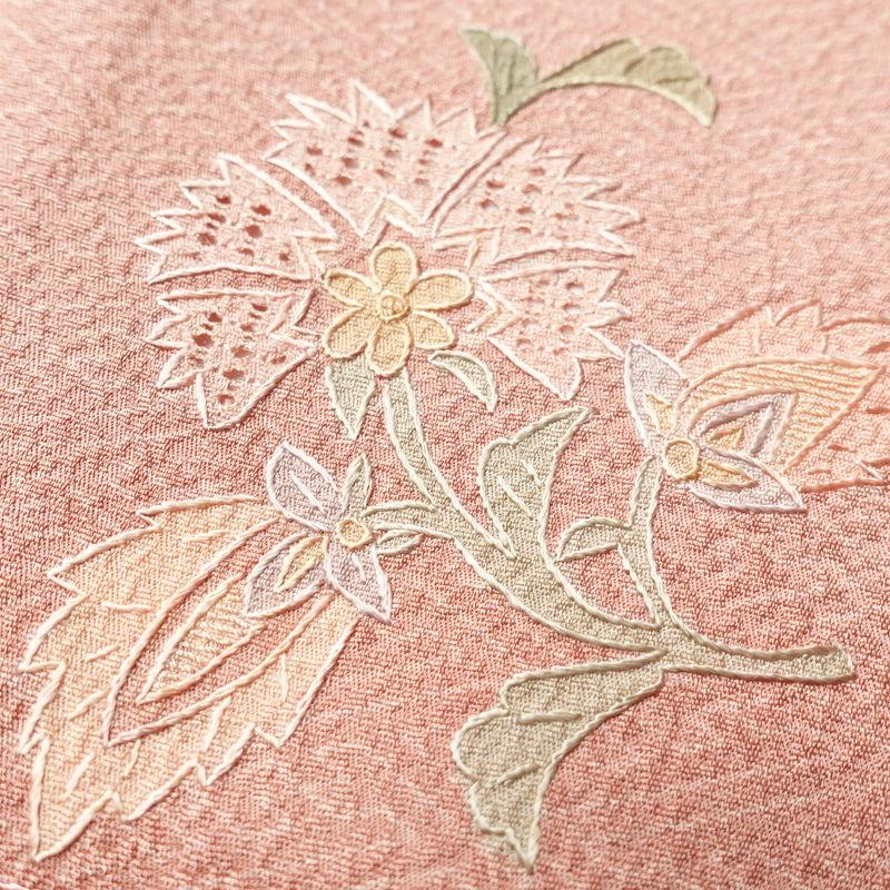 中古 色留袖 良品 蘇州刺繍 一つ紋付き 正絹 古典柄 袷仕立て 身丈 