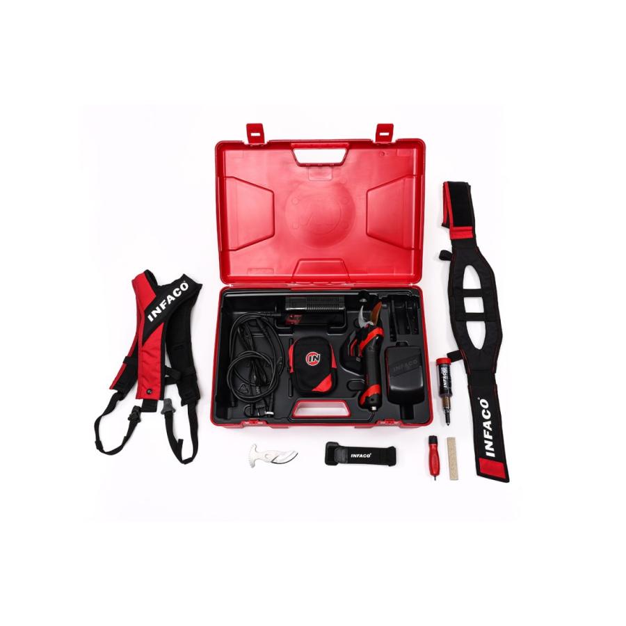 最新型 INFACO 電動剪定バサミ F3020 剪定バサミ 剪定鋏 果樹 農家 造林 造園 フランス製 |  | 01