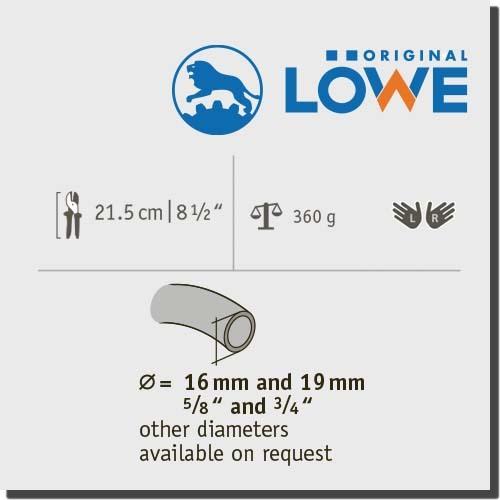 LOWE 3204/16U19 オリジナル ライオン ハサミ 鋏 建築 木工 電工 工業用 万能鋏 アンビル カッター パイプ切断用鋏 |  | 02