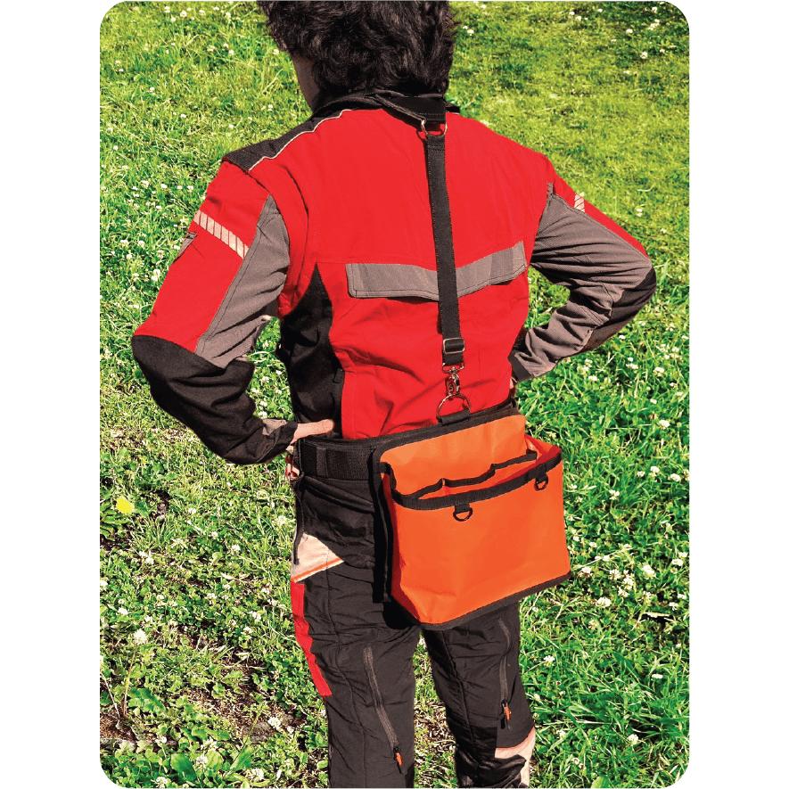 杣 SOMA ツール用腰ベルト（サスペンダー付） 頑丈なナスカン金属仕様