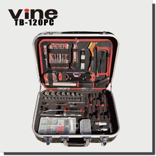 VINE キャリーバッグ式 工具セット 120点 TB-120PC 4層構造 キャスター
