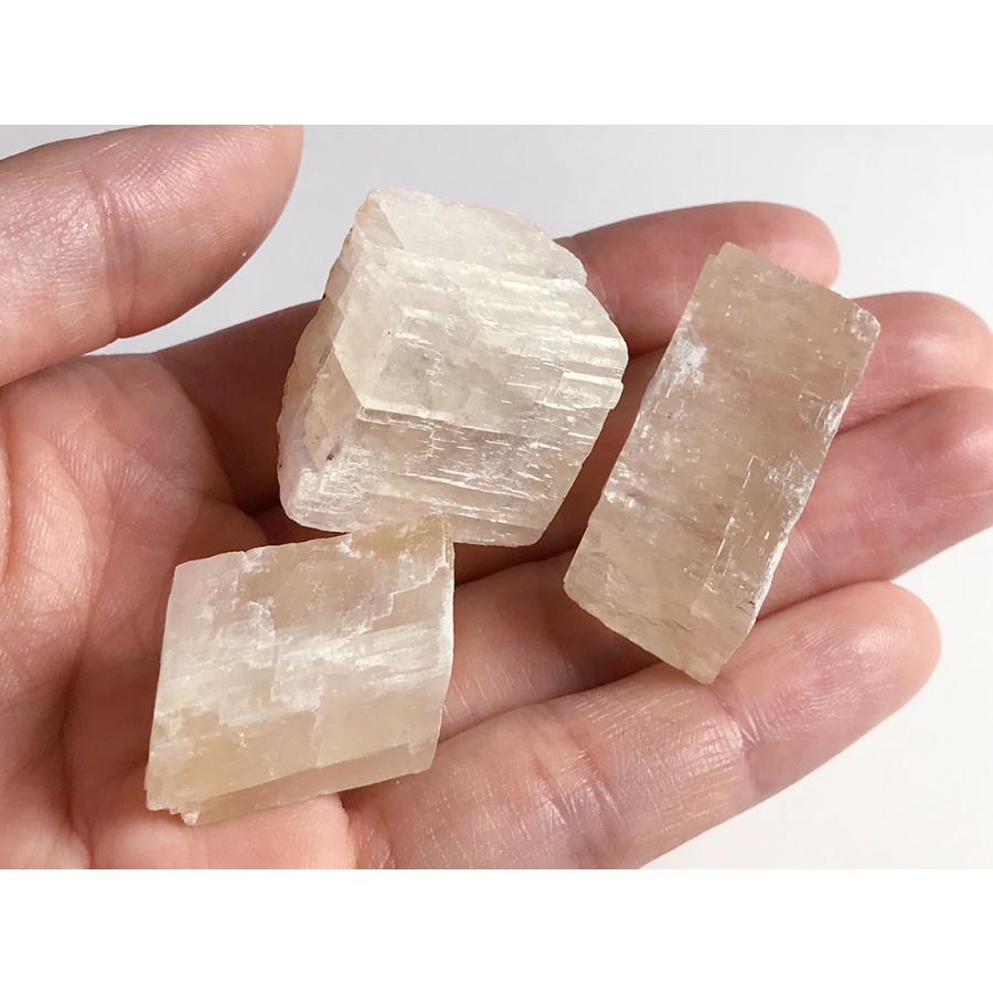 メキシコ産カルサイト3個セット 24x16x16mm~ 15.5g~ 天然石 方解石 パワーストーン|wakou-stone|03