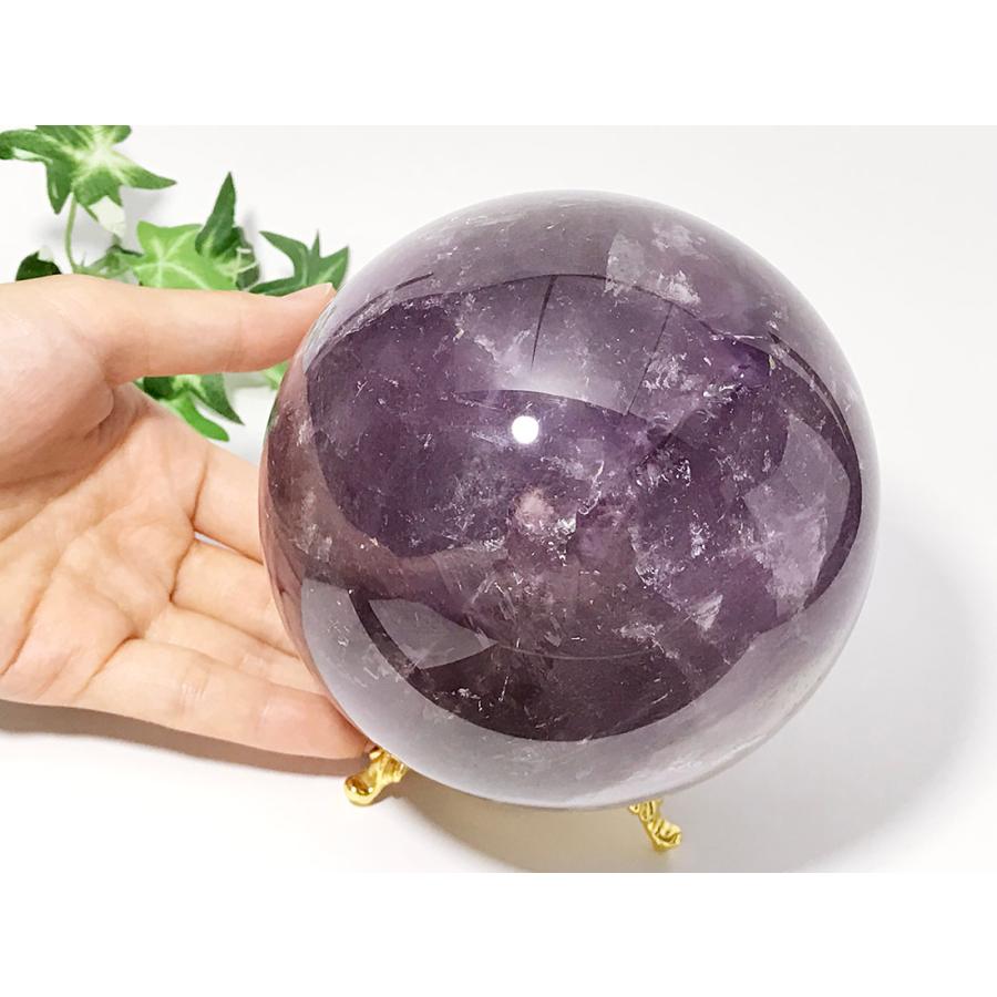 丸玉 アメジスト 紫水晶 | 天然石 Amethyst )⁄ ( 72mm パワーストーン 
