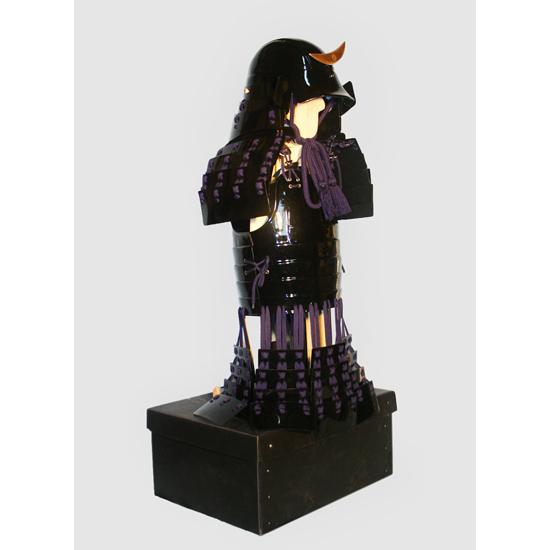 プラスチック等身大稚児甲冑　プラ甲冑「武甲」　日根野兜　完成品（黒）コスプレにも最適