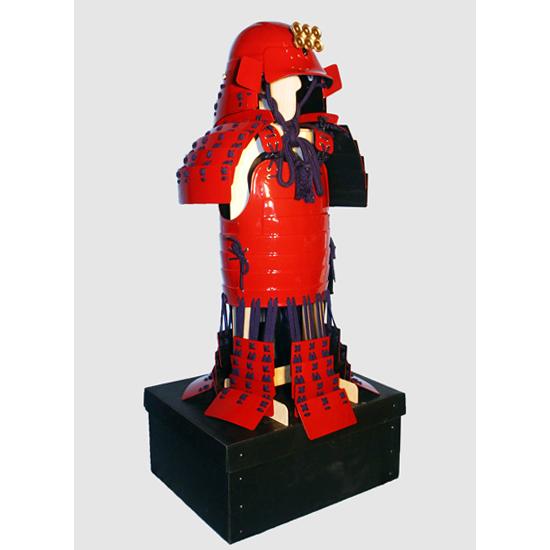 プラスチック等身大稚児甲冑 プラ甲冑「武甲」 日根野兜 完成品