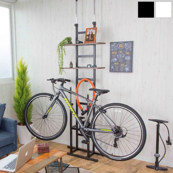 室内用ディスプレイサイクルスタンド 突っ張り式 バイクスタンド