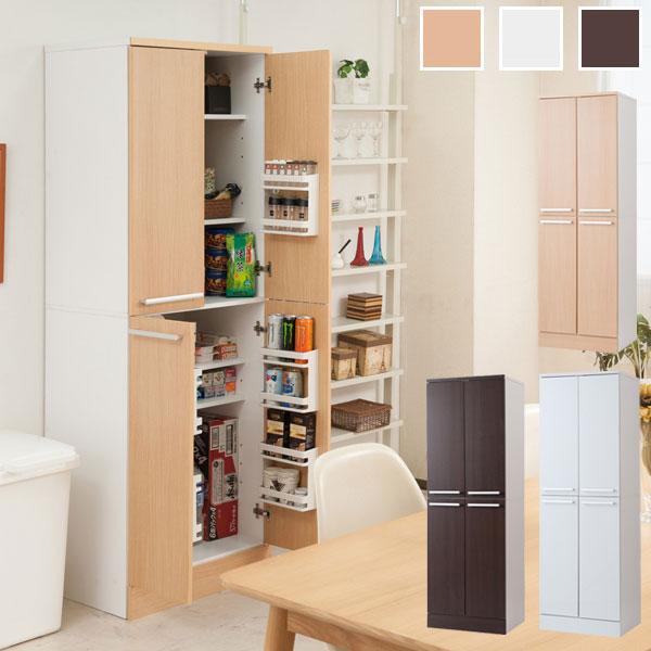 Face Neat Calm 食器棚 キッチンストッカー パントリー 幅60cm メラミン樹脂コート FY-0041/FY-0042/FY-0043-NS の商品画像