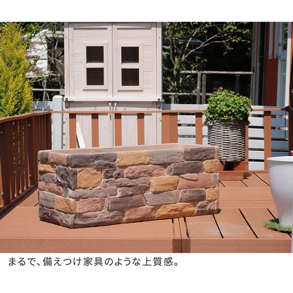 ョンのベラ プランター ガーデニング Ter Pl800 わくわくファニチャー 通販 Paypayモール レンガ調 幅