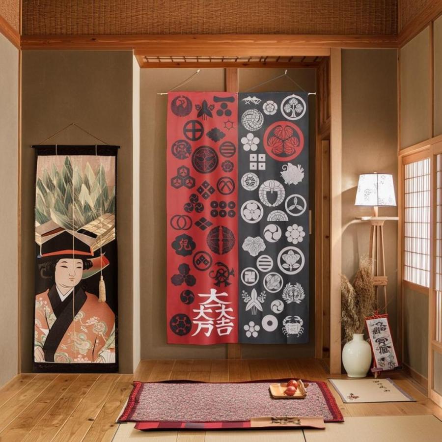 ポイント5倍／即納 幅85cm×丈150cm のれん【数量限定】 暖簾 間仕切り