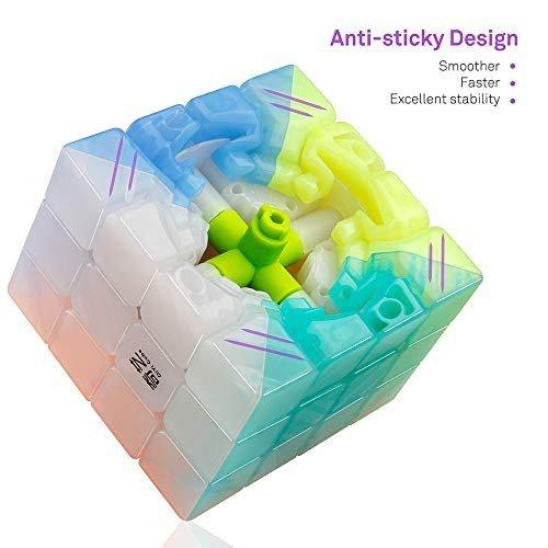 安心の保証付き 正規輸入品 QiYi QiYuan S Jelly Cube Edition 4x4x4キューブ チーユァン ジェリー
