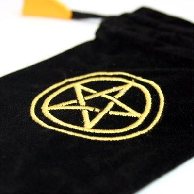 ミニタロットバッグ ミニタロットポーチ ペンタクル Mini Tarot Bag Pentacle BTM02 ベルベット｜waku-waku-shop｜02