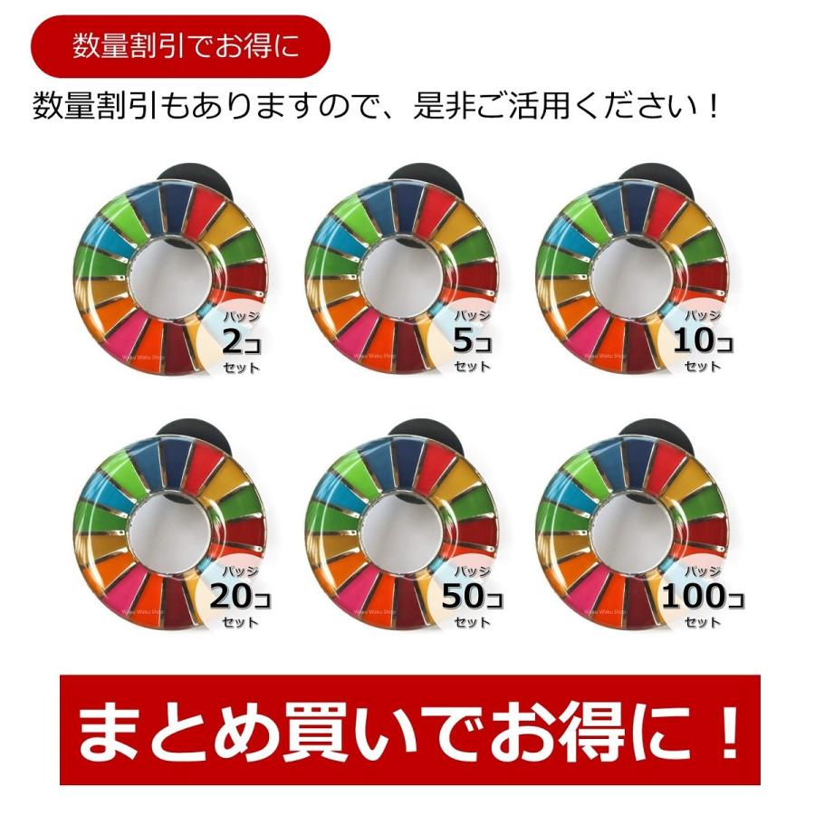 国連本部限定販売 SDGs ピンバッジ 日本未発売 UNDP （丸みタイプ1個）｜waku-waku-shop｜04