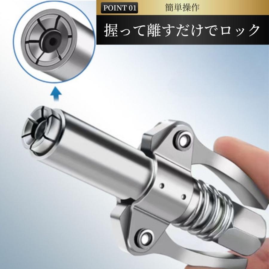 グリスカプラー グリスガン ロック ノズル グリス 注入器 ニップル