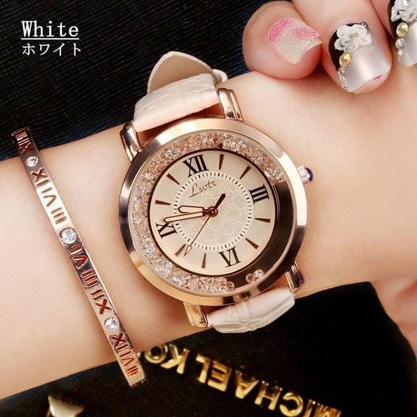 レディース 腕時計 キラキラ 流れ砂文字盤 ラインストーン アナログ かわいい おしゃれ 0001 ワクフリ 通販 Yahoo ショッピング