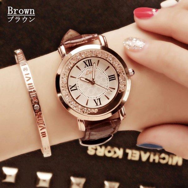 レディース 腕時計 ブランド 20代 30代 40代 50代 キラキラ 流れ