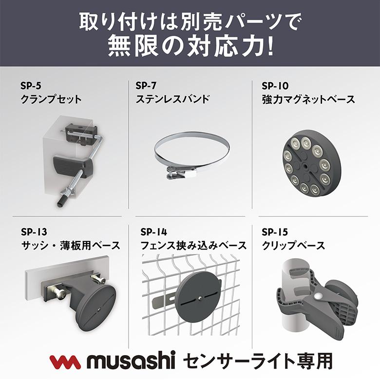 新商品 人感センサーライト 屋外 防犯ライト ムサシ RITEX 7.5W 新商品 人感センサーライト 屋外 防犯ライト ムサシ RITEX 7.5W