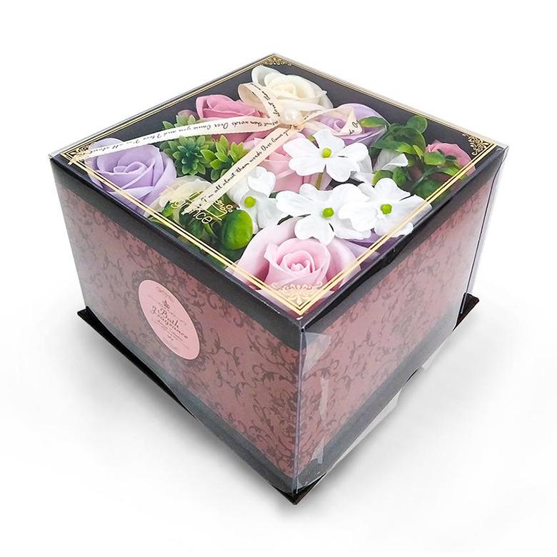入浴剤 花束 アンティークボックス バロック 花のカタチの入浴剤 花 アレンジメント アレンジ Q Fla Antique Box ワクイショップ 通販 Yahoo ショッピング
