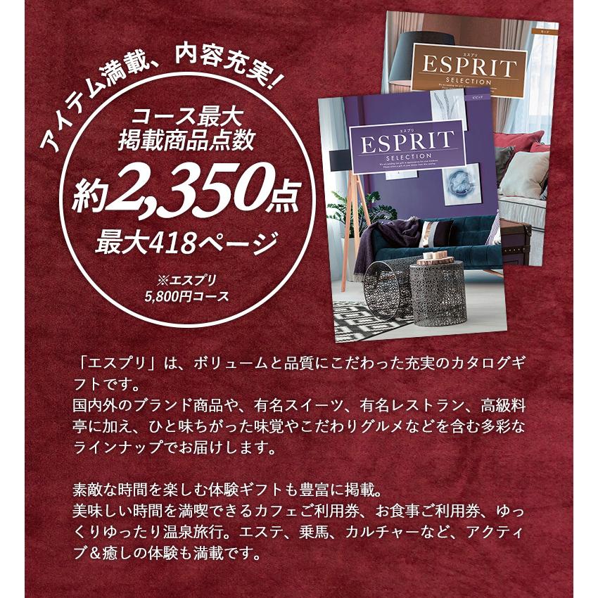 カタログギフト 「エスプリ」 3,800円コース 敬老の日 出産内祝い 内祝い 香典返し 結婚祝い 引出物 お返し お祝い グルメ ハーモニック｜wakui-shop｜04