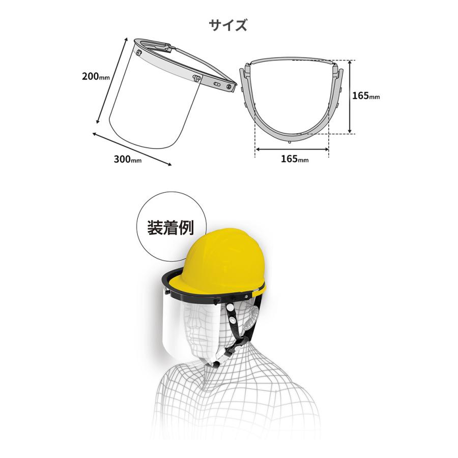 市場 ヘルメット取付用 安全 メッシュ フェイスガード 顔面保護 No.2729 ジャンボプロテクター ワンダー フェイスシールド 市場 ヘルメット取付用 安全 メッシュ フェイスガード 顔面保護 No.2729 ジャンボプロテクター ワンダー フェイスシールド