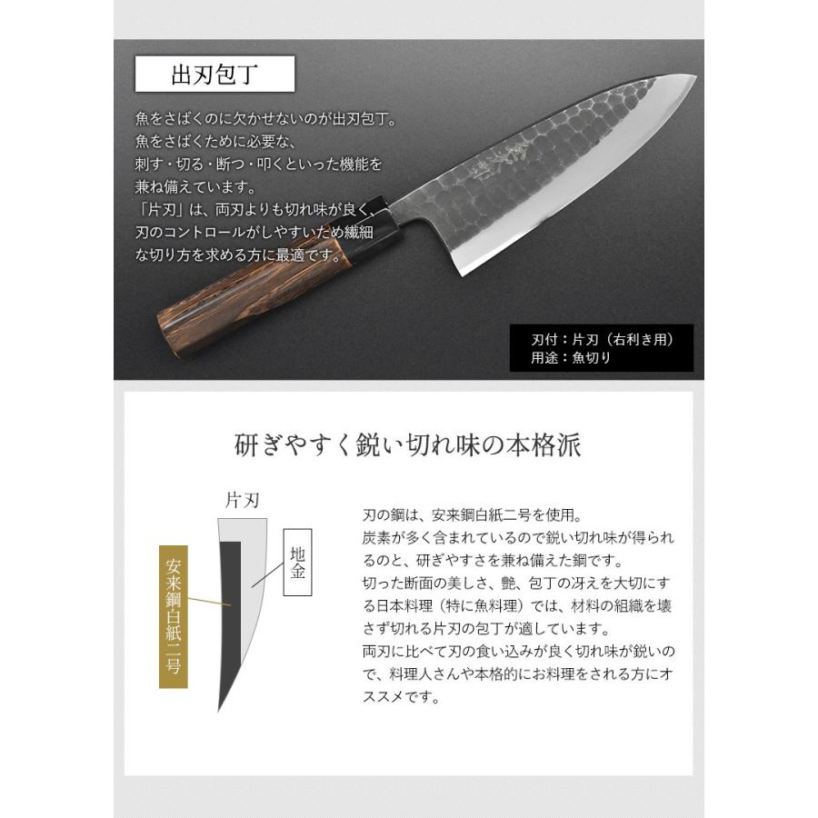 新しい到着 包丁 金次郎 出刃包丁 刃渡り180mm 紙箱入り 片刃 右利き用 槌目 日本製 新潟 三条 キッチン 調理 鯵切り包丁 ギフト 涌井バール 新着商品 Www Thedailyspud Com