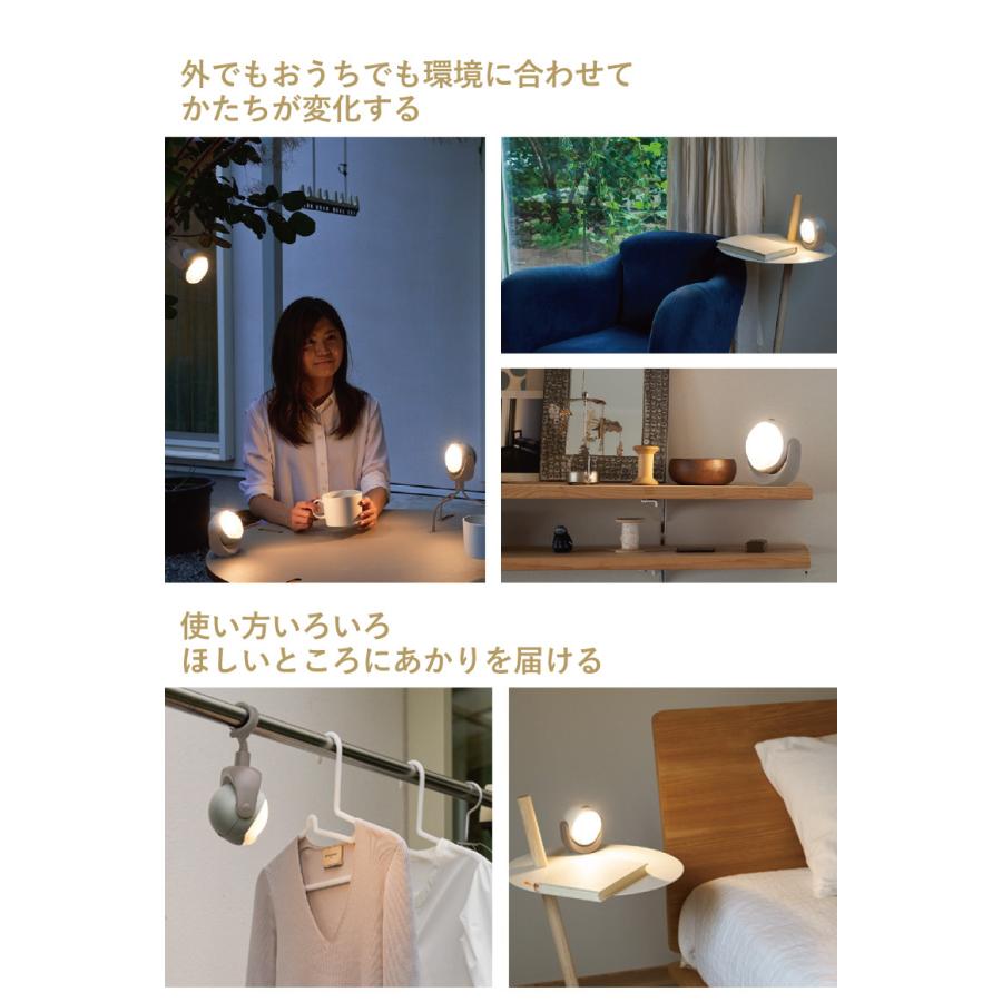 LED ムサシ RITEX ここにもそこにもまんまるセンサーライト モカ