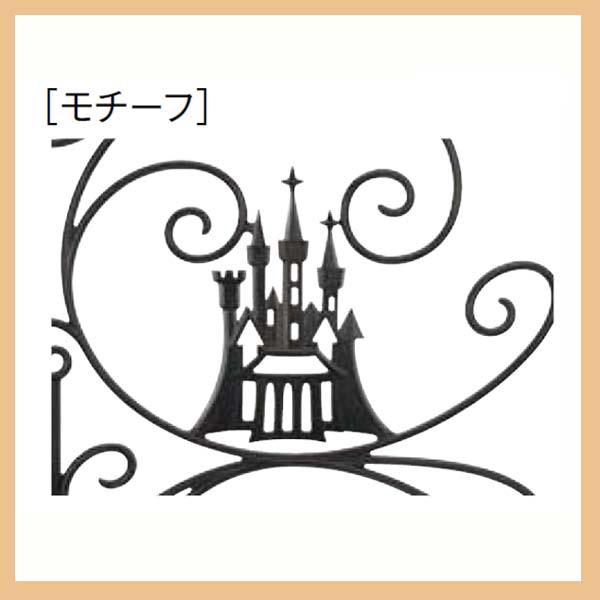 門扉　ディズニー　門扉　プリンセスＡ型(シンデレラ城)　０８-１０　両開き　角門柱タイプ　LIXIL