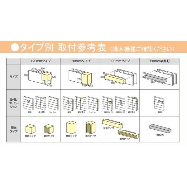 LED 照明]LML−7型 LED照明 390mm表札灯 門灯 外灯
