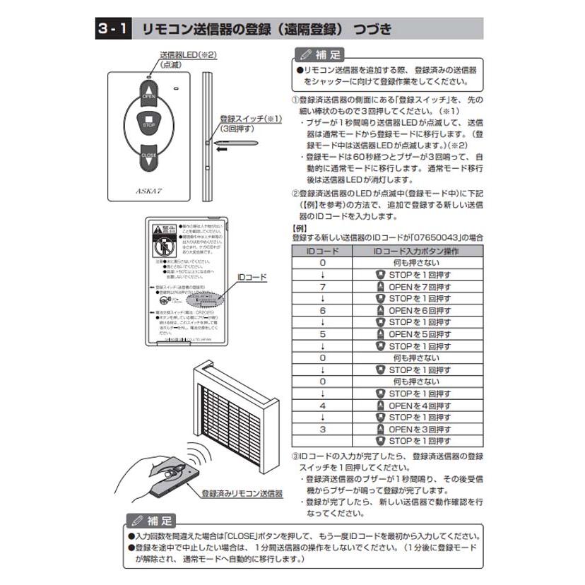 追加用 リモコン送信機 AF7−T3型 8YKA01ZZ 鈴木 追加用 リモコン送信機 AF7−T3型 8YKA01ZZ 鈴木