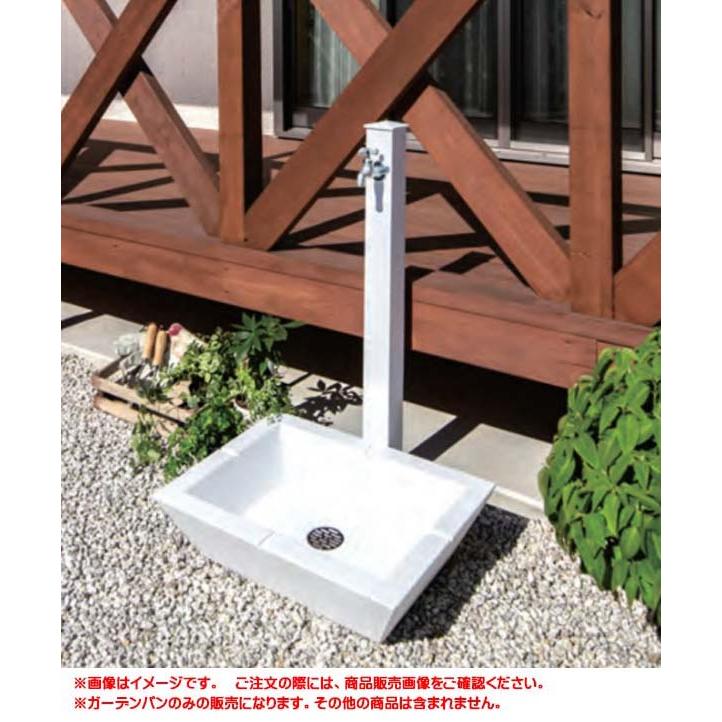 【お1人様1点限り】 ステンレス中鉢 水受け ガーデンパン 屋外 庭まわり ガーデニング 水受け パン 立水栓 オンリーワンクラブ 水栓柱、立水栓 オンリーワン フラットパン レクタングル ブラウン色 ガーデンパン
