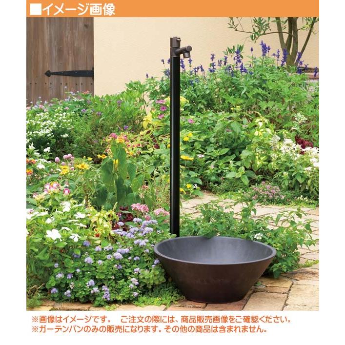 水鉢 黒艶水鉢 戸建て 新築 リフォーム お庭 ガーデン ガーデンパン ラウンド 丸型型 パン 水受け オンリーワン 送料無料_1