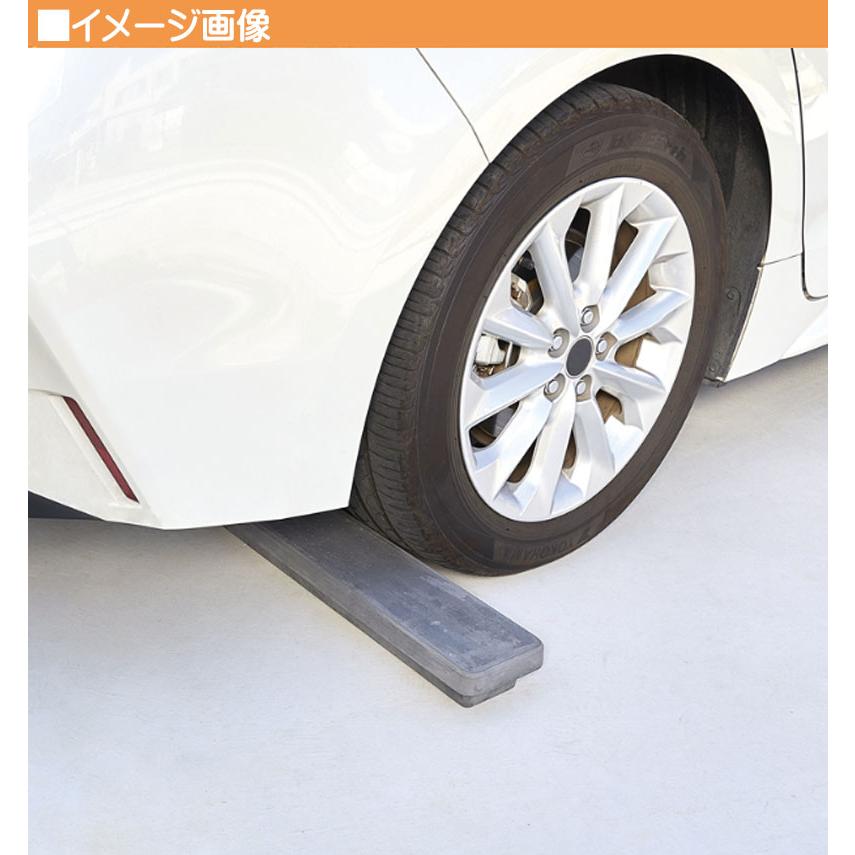 車止め カーストッパー フラット グレー 本体1本のみ 戸建て 新築