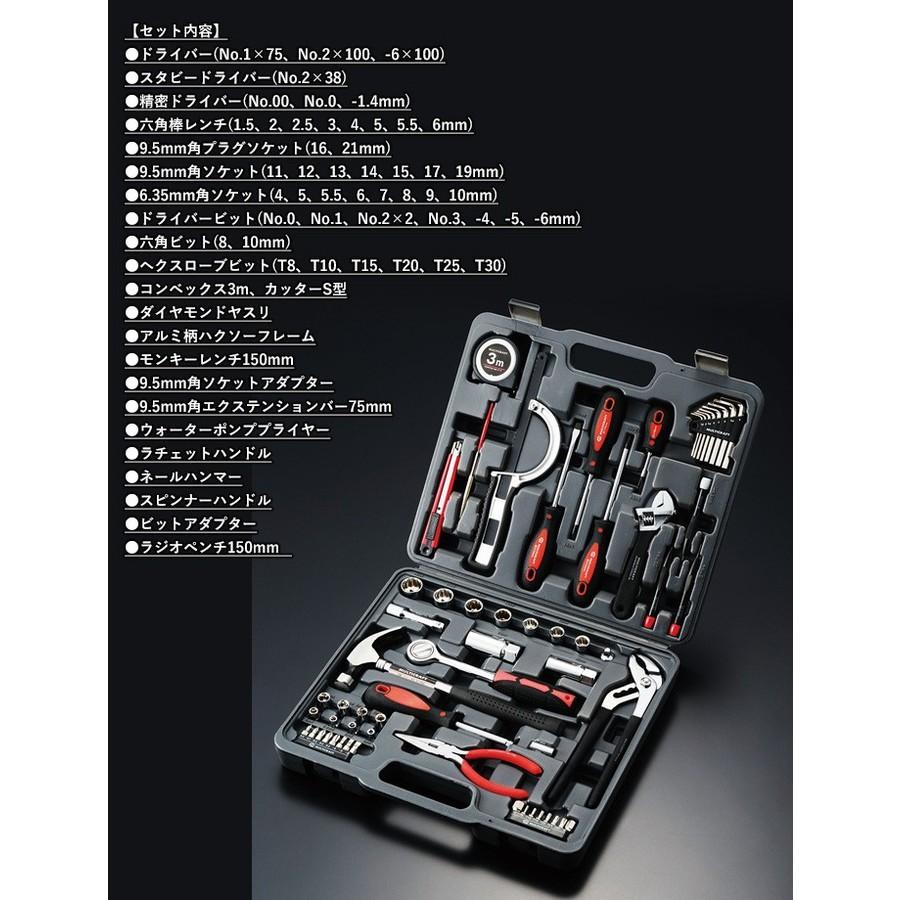 防災グッズ 工具セット（MB-61） ツールセット工具箱 人命救助 救出 災害対策 防災用品 災害時 緊急時 緊急用 非常用 角利産業_1