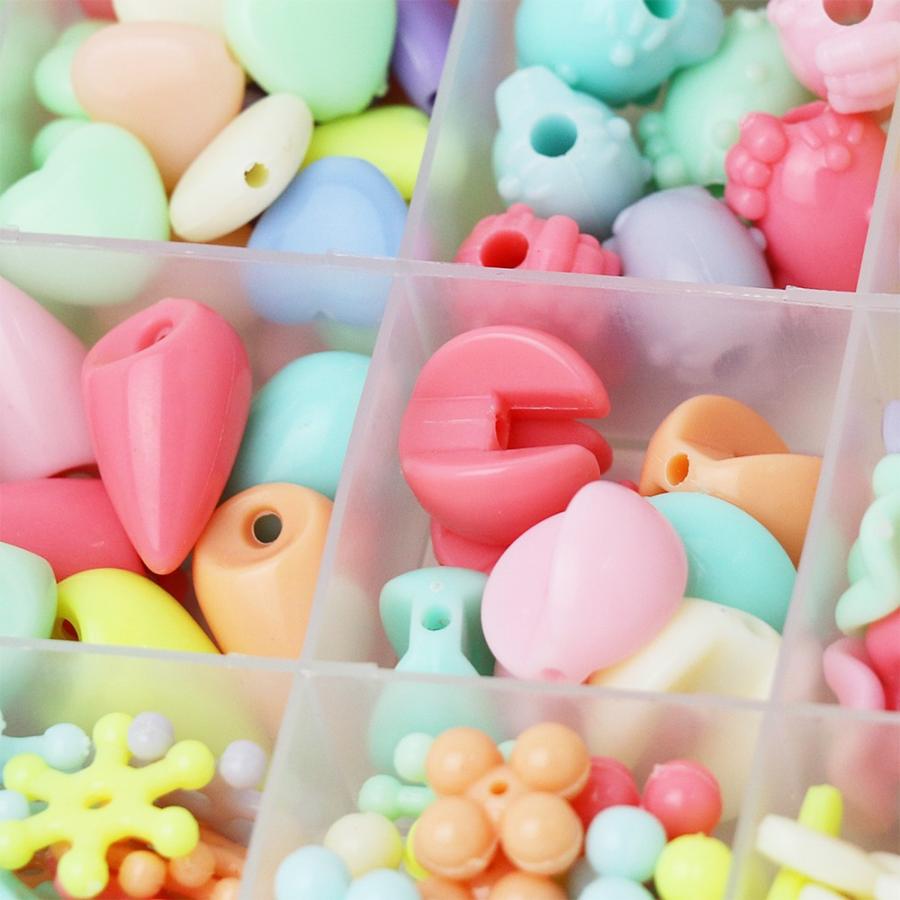 ラブリービーズ パステル ビーズ アクセサリー ビーズキット パーツ ハンドメイド Diy材料 手作り ブレスレット 知育 入園 入学 卒園 祝い クリスマス Ds0810 ベストチョイス 通販 Yahoo ショッピング