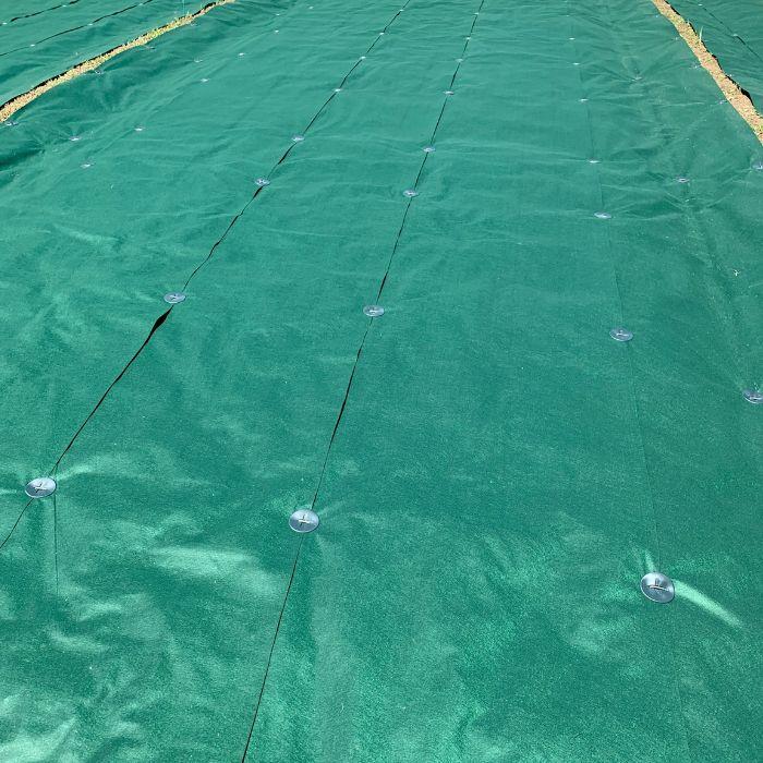 【新品】本格ポリエステル不織布 防草シート(グリーン)　巾1m×30m 新品】本格ポリエステル不織布 防草シート(グリーン) 巾1m×30m